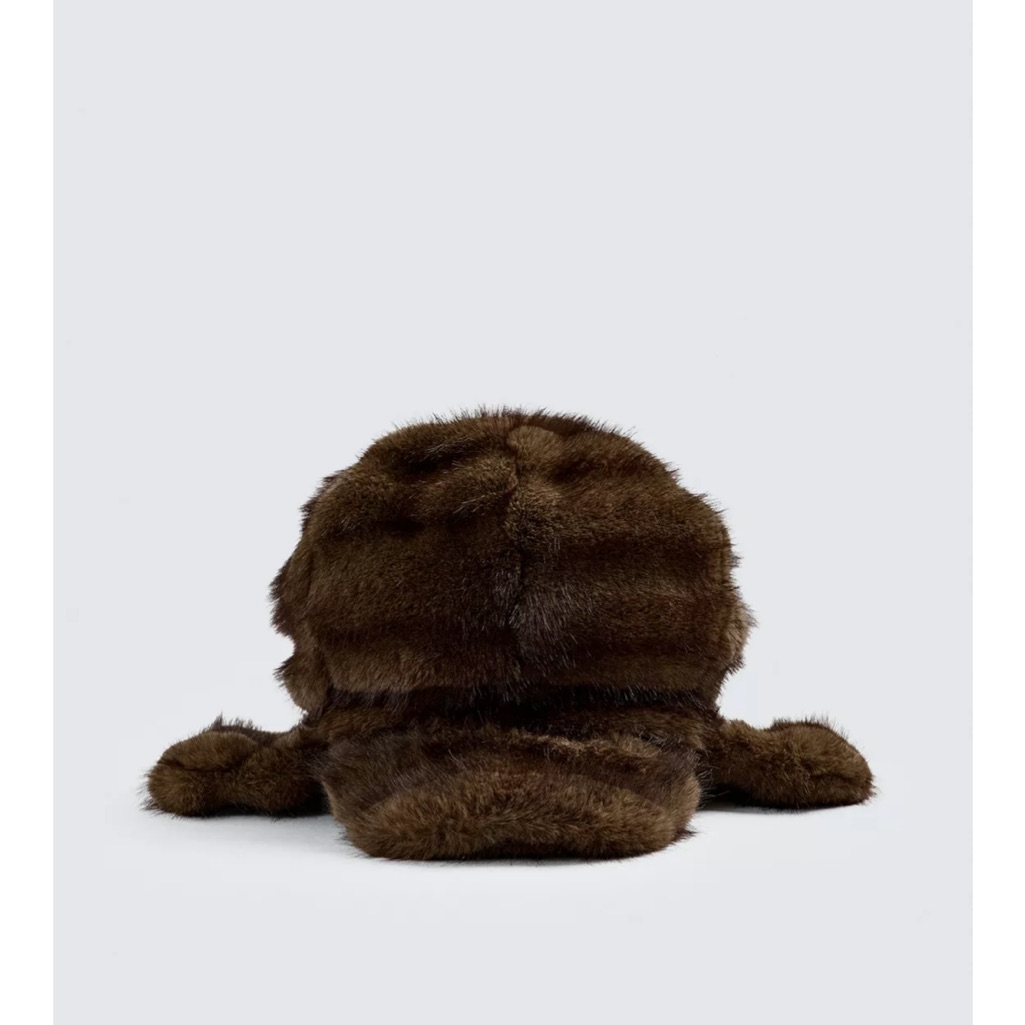 Goofy Ears Faux Fur Cap Harry Lambert For Zara X Disney